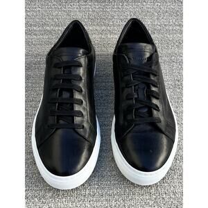 TO BOOT NEW YORK Pescara Black Leather Sneaker Men's Size 8.5 US